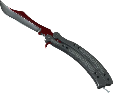 Скин ножа Butterfly Knife Autotronic тёмный хром CS2