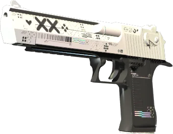 Desert Eagle Printstream чёрно-белые потёки скин пистолета CS2